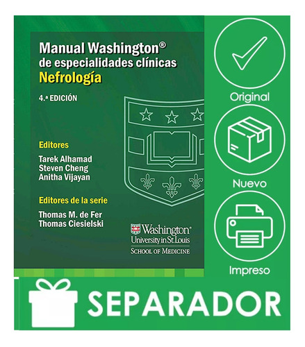 Manual Washington De Especialidades Clínicas. Nefrología 4ed