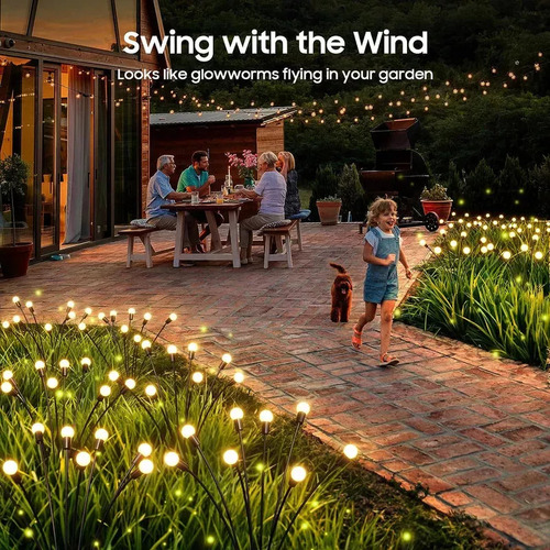 4pieces Landscape Powered Firefly Lights