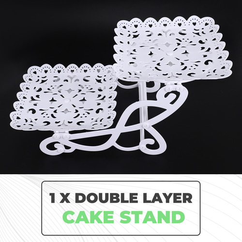 Soporte De 2 Niveles Para Tartas Y Postres