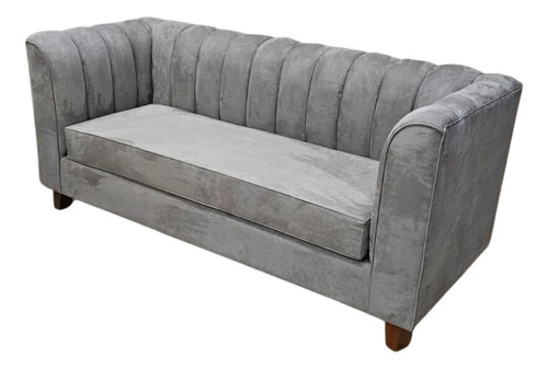 Sillon Sofa Vainilla De Pana Angus Premium 1.85x0.77m 