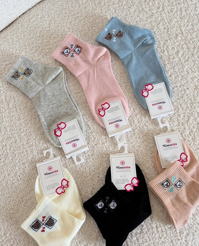 Pack X12 Sorpresa De Medias 3/4 Con Lindos Diseños De Mujer Surtido Surtido 35-40