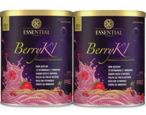 Imagem 1 de 3 de Kit 2 Berryki Essential Nutrition Lata 300g