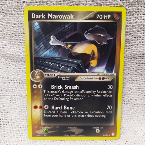 Card Game Pokemon Rpg : Dark Marowak