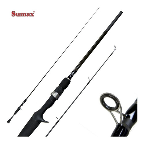 Vara Carbono Sumax Dragon Cast 17lb 1,68m P/ Tucunaré Robalo
