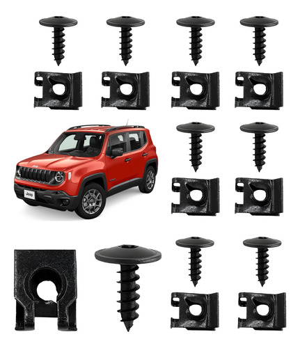 Pct  20  Presilha Painel Console Jeep Renegade 2015/2021