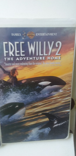 Fita Vhs Free Willy ( Vol.1 E 2 ) Importadas Sem Legenda (Usado)