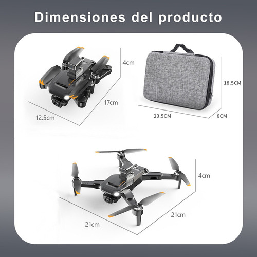 . Dron Con Camara 4k Hd Mini Drone Profesional