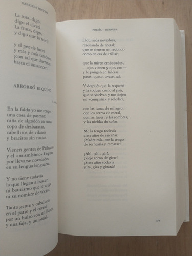 Gabriela Mistral En Verso Y Prosa - Antología (Usado)