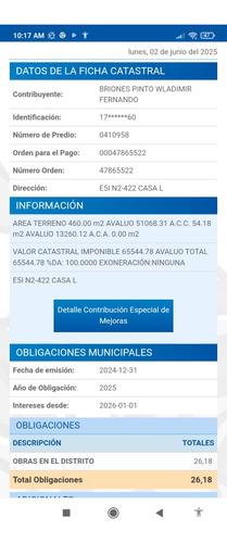 Vendo Terreno Con Vivienda