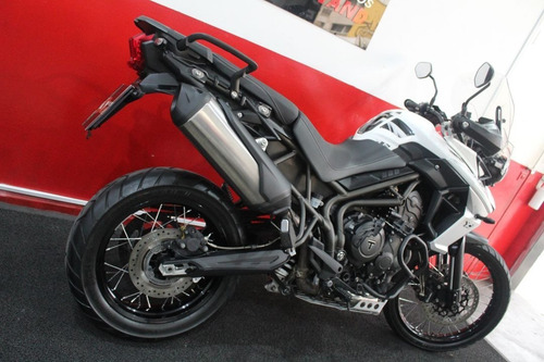Imagem 3 de 11 de Triumph Tiger 800 Xcx 800xcx Abs 2019 Branca Branco