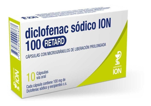 Diclofenac Ion Retard 100 X  10 Comprimidos
