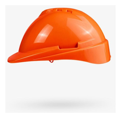 Libus Casco Tipo Cachucha Milenium Seguridad Color Naranja