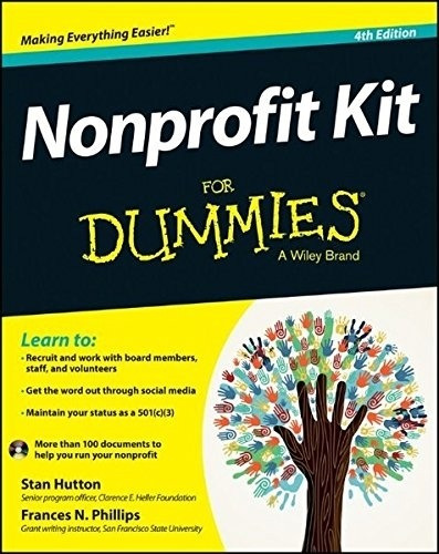 Livro Nonprofit Kit For Dummies - Com Cd - Hutton, Stan [2013]