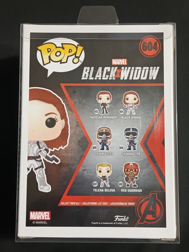 Funko Marvel Black Widow #604 White Suit Traje Blanco