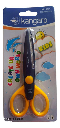 Tijera Picos Zig Zag Kangaro Pack X4 Serviciopapelero