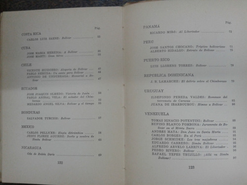 Imagen 3 de 6 de Poetas De America Cantan A Bolivar * Varios Poetas *