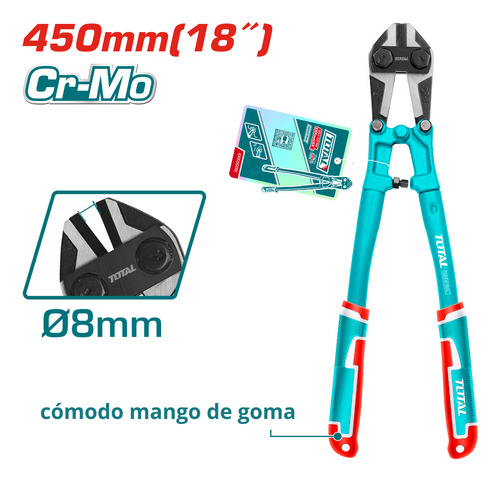 Pinza Corta Pernos 450mm 18 Pulgadas Industrial Cortaperno