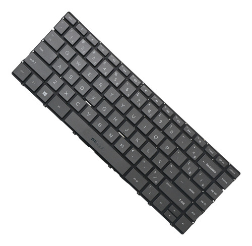 Teclado Para Hp Spectre 13-ac010ca Br Com Led Cor Conforme Imagens Do Anúncio Idioma Português Brasil
