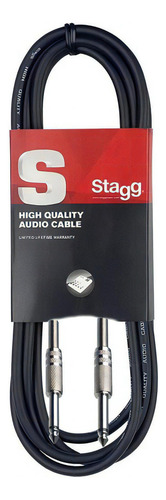 Cable Plug Plug 6 Mm Ø 3 Metros Stagg Sgc3