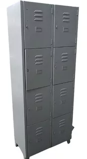 Lockers De 02 Cuerpos Con 08 Casilleros