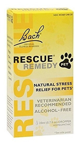 Bach Esencias De Pet Rescue Remedy 20 Ml (paquete De 2)