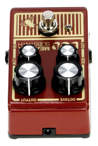 Pedal de efectos para guitarra sintetizadora Digitech Dod Meatbox, color rojo