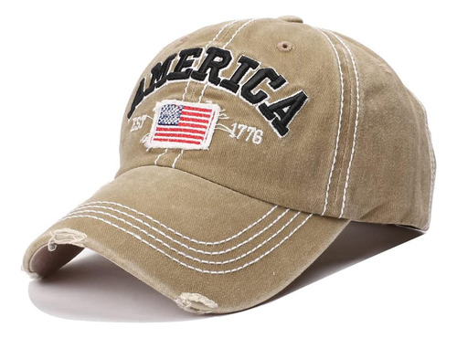 Gorra De Beisbol Con La Bandera De Los Estados Unidos Estado