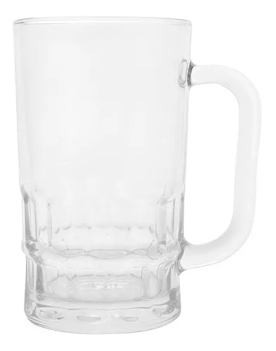 Porcelanas Lu - cod: 77492 - Caneca de Chopp 360 ml de Vidro Super  Resistente