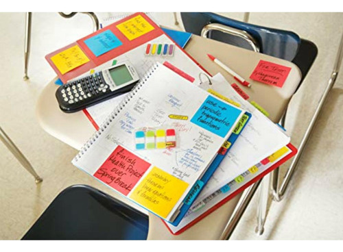 3m Post-it Notas Adhesivas Super Sticky Electric Glow 3x3