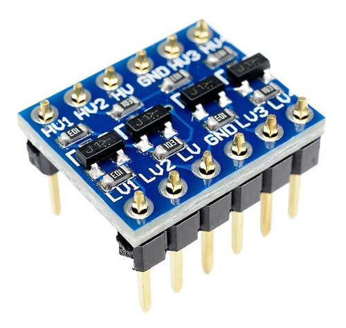 Imagen 1 de 6 de Modulo Adaptador Conversor Nivel Logico 5v 3.3v 4canales I2c