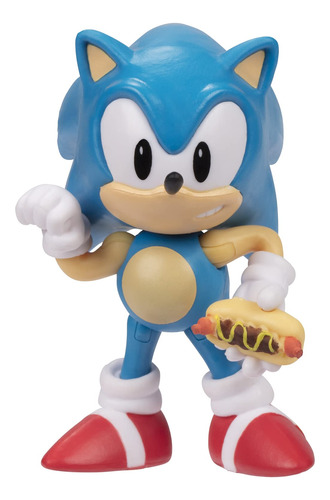 Sonic The Hedgehog Figura De Accin De 2.5 Pulgadas Con Jugue