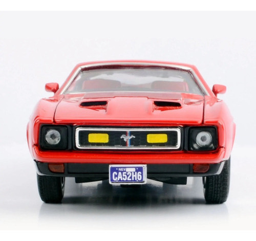 1-24 Ford Mustang Mach 1 1971 007 James Bond Motormax Color Rojo