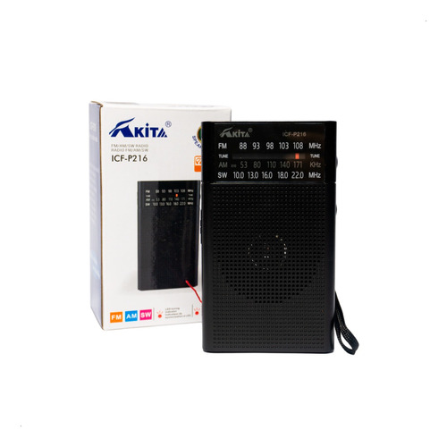 Radio Portatil Fm/am/sw 3 Bandas Akita Entrada Jack 3.5mm