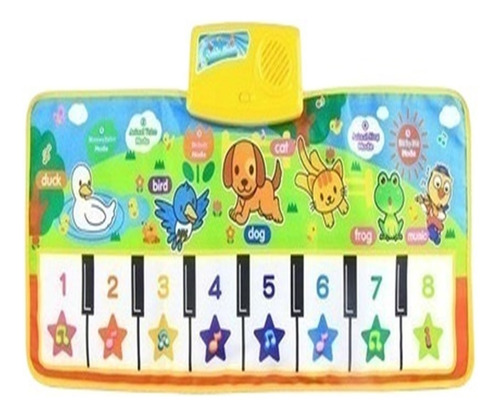 Tapete De Teclado De Pie De Piano De Piso Musical Importado
