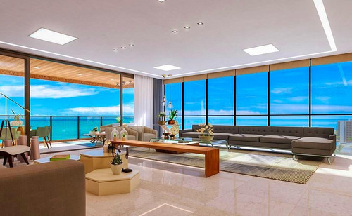 Imagem 8 de 30 de Apartamento Beira-mar Da Jatiúca Raffaello Sanzio 4 Suítes 286,23 M² - Ap0001