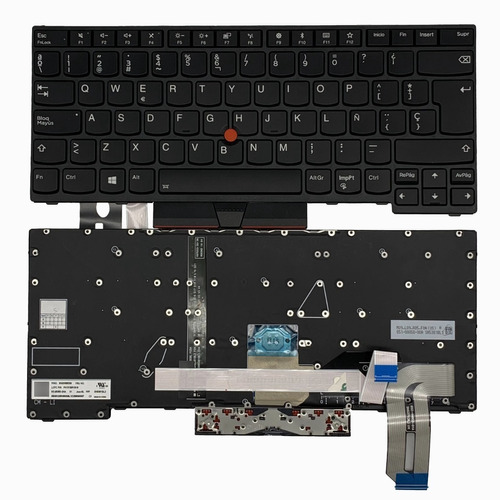 Teclado Lenovo E480 E485 T480s L480 T490 E490 T495 Retroilum