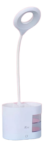 Lampara Flexible De Mesa Y Escritorio Con Porta Lapices Usb