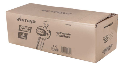 Garrucha Cromada Weston Plus 5t 10mts