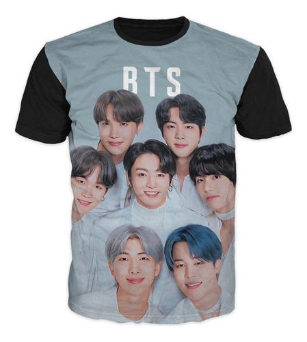 Camiseta Bts K Pop Adultos Y Niños Ref 4