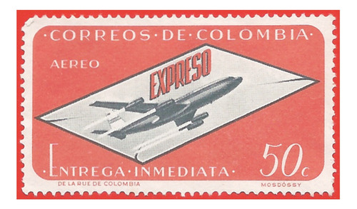 1963. Estampilla Entrega Inmediata, Colombia. Slg1