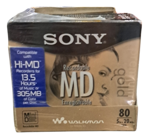 Minidisc Re Grabables Sony Caja X 5u