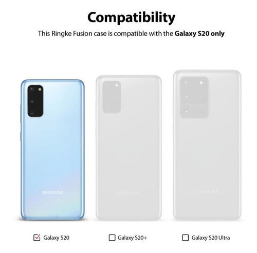Funda S20 S20 Plus S20 Ultra Ringke Fusion Samsung Galaxy