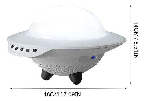 G Night Lights Ufo Projection Music Skylight Bluetooth Remo
