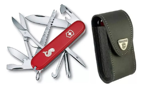 Cortaplumas Victorinox Fisherman Roja 17 Usos + Funda