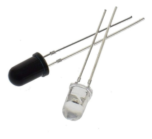 100 (pareja) Led 940nm Ir Emisor Y Receptor 3mm