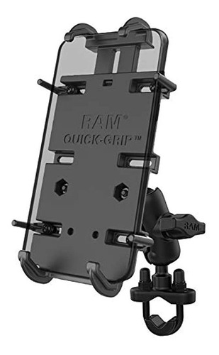 Ram Mounts Soporte Quick-grip Xl Para Teléfono Con Base De P