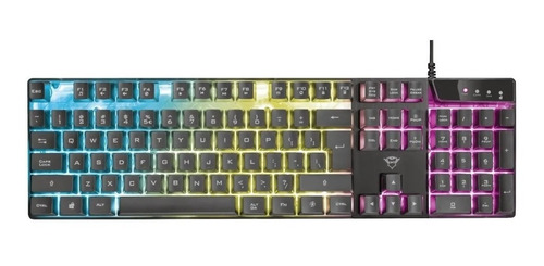 Teclado Gamer Trust Gxt 835 Azor Retroiluminado Pc Ps4 Xbox