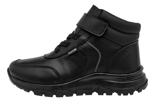 Yuyin Bota Para Mujer Negro, Agujeta Elastica, Cód 111341-3