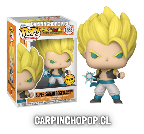 Funko Pop! - Super Saiyan Gogeta Charting Kidan #1863 Chase