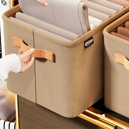 Clothes Storage Box Thickened Fabric Basket Foldable